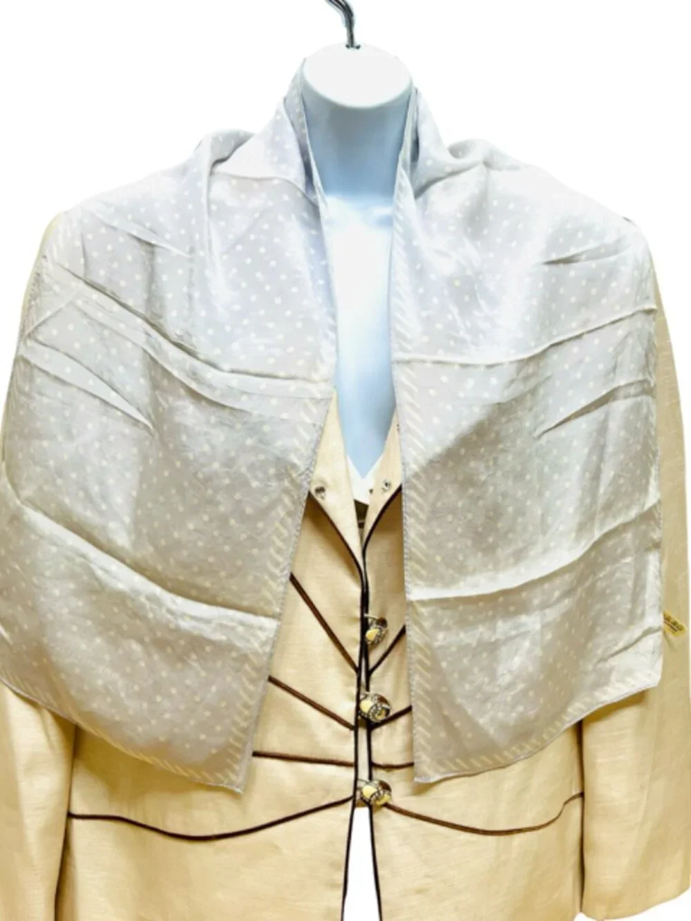 Pierre Balmain+ Other  100% silk satin Black Brown Leapard Silver Gray White(46
